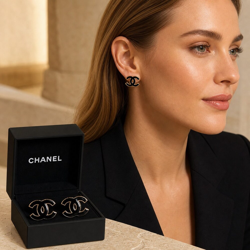 CHANEL Classic Parisian Earrings Style 38 | New with Box - Picture 8 of 9
